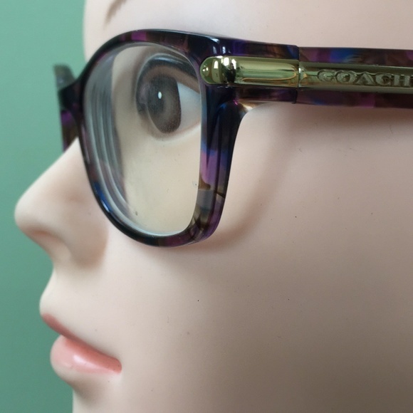 Coach Confetti Purple RX Glasses